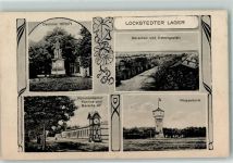 25551 W2214 Lockstedter Lager - Denkmal Baracken u. Übumgsplatz Kommandantur Kantine u. Baracke 47 Wasserturm