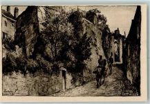 02000 Laon Radierung sign. Karl Lotze