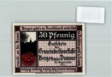 29468 W3134 Bergen Dumme - Notgeld Ritter Bernhard v. Bergen