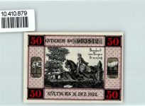 29468 W3134 Bergen Dumme - Notgeld Ritter Bernhard v. Bergen