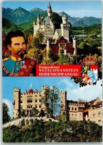 W8959 Neuschwanstein und seine Schlösser AK Adel Ludwig II