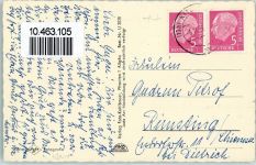 97318 W8710 Kitzingen - Marktplatz Marktbrunnen Rathaus Geschäft Karl Lang