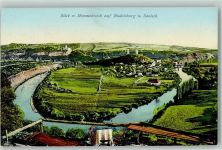 06628 O4801 Saaleck - Blick vom Himmelreich auf Rudelsburg