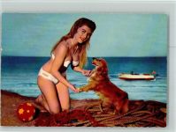 Ingrid Olsen im Bikini AK Filmschauspieler