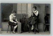 Theaterszene , sehr gute Erhaltung AK Volksschauspiel Foto AK