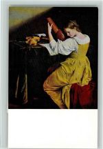 The Lute Player by Gentileschi - Gemälde Musik