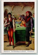 Nr. 4 Märchen - Der Rattenfänger von Hameln , gute Erhaltung AK Herrfurth, O.
