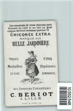 59000 Lille Lithographie Werbung Sammelbild -Fischer tragen die Segel - Cihicoree extra - C. Beriot