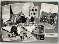 48565 W4430 Borghorst , Westf - Kath. Kirche Postamt Münsterstraße Rathaus