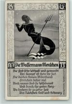 Die Wassermann Menschen AK Sternzeichen