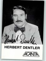 Herbert Dentler Autogramm Originale
