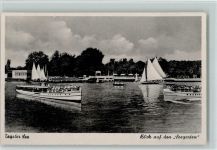 10115 W1000 Tegel - Tegeler See Blick auf den Seegarten Segelboote