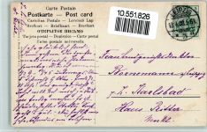Blumenkorb AK Rommel 1908