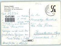 63867 W8752 Steinbach , Kr Aschaffenburg - Gästehaus Berghof Bes. Fr. Heeg Café Pension Terrasse Baumblüte Gastraum