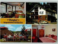 63869 W8751 Heigenbrücken - Hotel Pension Berghof Innenaufnahme Gastraum Doppelzimmer Terrasse