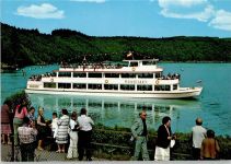 57462 W5960 Olpe , Biggesee - MS Westfalen Bordstempel Biggesee AK