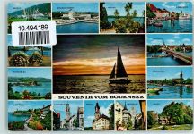 W8990 Lindau Bodensee Bodensee-Motorschiff DB Allgäu Bodenseeschiffspoststempel