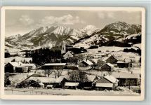 87527 W8972 Ofterschwang - Ortsansicht Winter