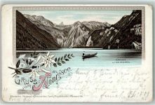 83471 W8240 Königssee b Berchtesgaden 1897 Lithographie