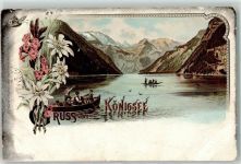 83471 W8240 Königssee b Berchtesgaden Lithographie