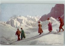74400 Chamonix-Mont-Blanc - Mer de Glace Edite Werbung Chocolat Cailller