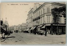 78000 Versailles - la Rue Duplessis Straßenbahn Oldtimer
