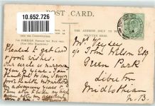Bournemouth 1905 Künstlerkarte Poole Harbour sign. Frank Richards Ort lt. Stempel