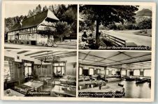 77960 W7633 Schönberg , Kr Lahr, Schwarzw 1955 - Gasthaus Pension Zum Löwen