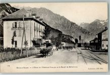 38520 Le Bourg-d'Oisans Foto AK Hotel de l´Oberland