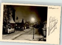 89407 W8880 Dillingen a d Donau Foto AK Winter Nachtaufnahme