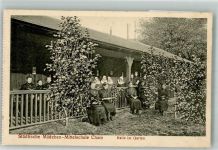 93413 W8490 Cham , Oberpf Foto AK Städtische Mädchen Mittelschule halle im Garten