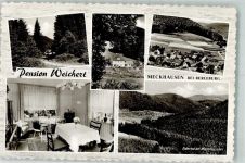 57319 W5920 Bad Berleburg Foto AK Pension Weichert Meckhausen