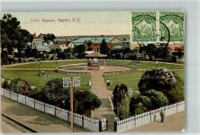Napier 1908 Foto AK Clive Square Briefmarke Bildseite