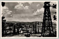 Moreni Petroleumfelder Bohrtürme Öl Foto AK