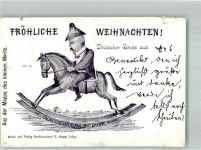 Aus der Mappe des kleinen Moritz Deutscher Gruss Galanteriewarenhandlung Politik Österreich-Ungarn + Adelskorrespondenz Militär Karikatur 1897 Gebrauchsspuren