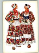 Nr. 38 von Vladimir Kirin Kroatien (Petrinja) Trachten Kroatien Künstlerkarte