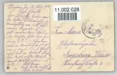 Die schönsten Rosen für Dich - Im Körbchen aus Vergissmeinnicht ... Serie 959 Litho 1917 AK Vergissmeinnicht Prägedruck