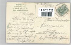 Gedicht - weiße Tauben, Rosengirlande 1908 litho Vergissmeinnicht Prägedruck
