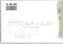 57334 W5928 Feudingen , Kr Wittgenstein FOTO KEINE AK Gasthaus zur alten Post Ort handschriftlich