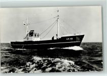 Küstenschiff UM 40 Foto AK Sportfischen auf der Nordsee Fischerboot