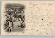 Bejaia Bougie 1908 Foto AK Bougie Bejaia Marktszene Tracht