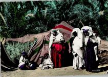 Nomaden Familie in Tunesien 1955 AK Afrikan. Volkstyp