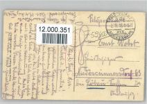 Camarai - Park Denkmal: Der blinde und der Lahme 1916 AK Blinde