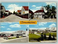 63486 W6454 Bruchköbel - Kath. Kirche Rathaus Bürgerhaus Gesamtschule 4-Bildaufnahme