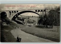 Luxembourg Luxemburg 1907 - La Pétrusse et Pont Adolphe