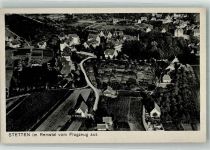 71394 W7053 Stetten im Remstal 1943 Foto AK Fliegeraufnahme des Ortes mit Schloss Stetten