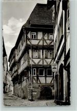 74821 W6950 Mosbach , Baden - Ortsansicht Fachwerkhaus