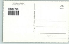 74821 W6950 Mosbach , Baden - Ortsansicht Fachwerkhaus