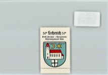 50374 W5042 Lechenich - Vignette Wappen Kaffee Hag ca 1920-1940