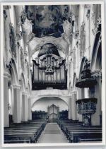 W6757 Sickingen , Jugenddorf St. Fridolins Münster - Orgel, Foto AK Kirchenorgel